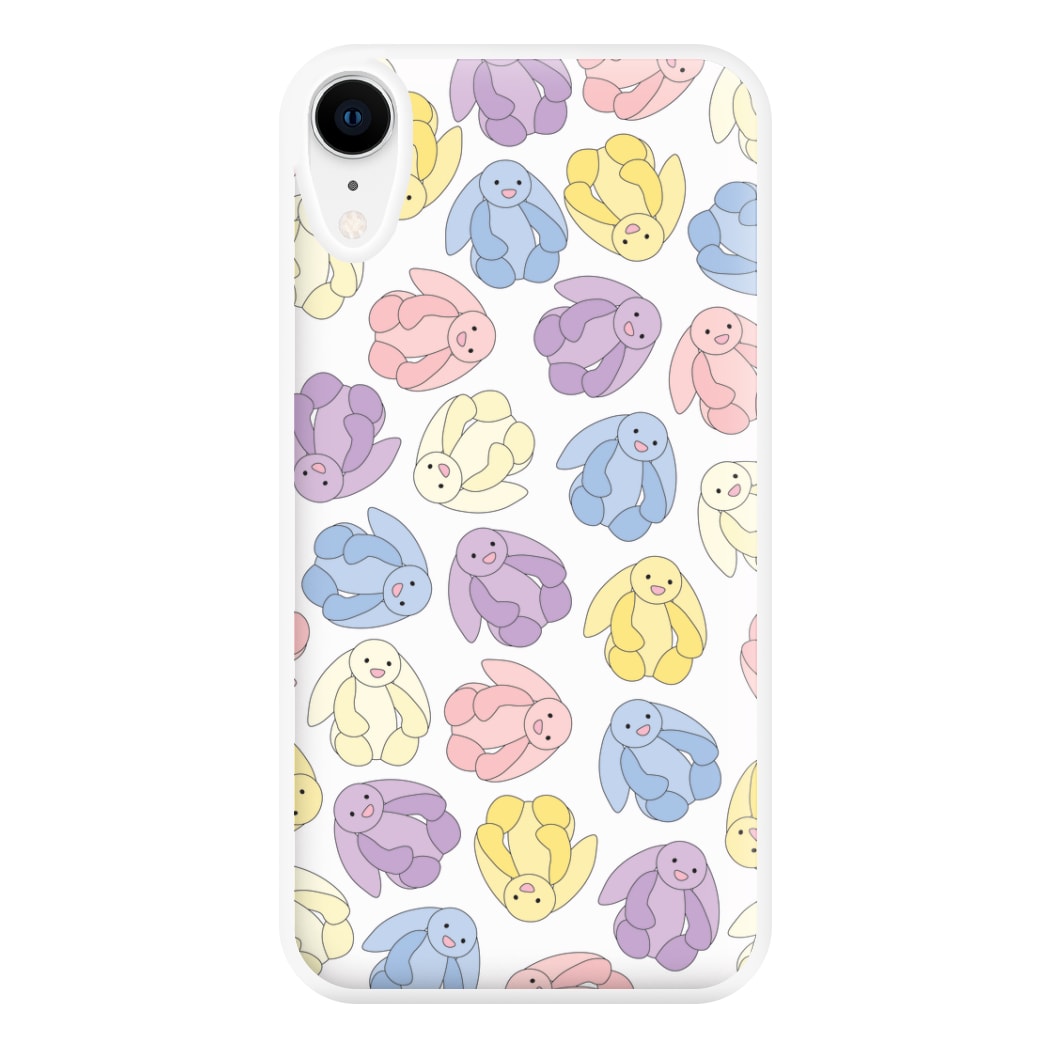 Pastel Bunnies Pattern Phone Case for iPhone XR