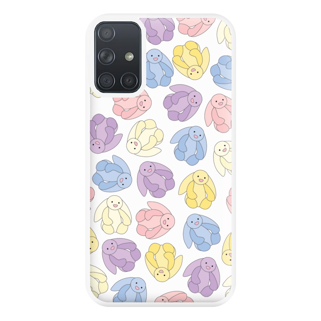 Pastel Bunnies Pattern Phone Case for Galaxy A71