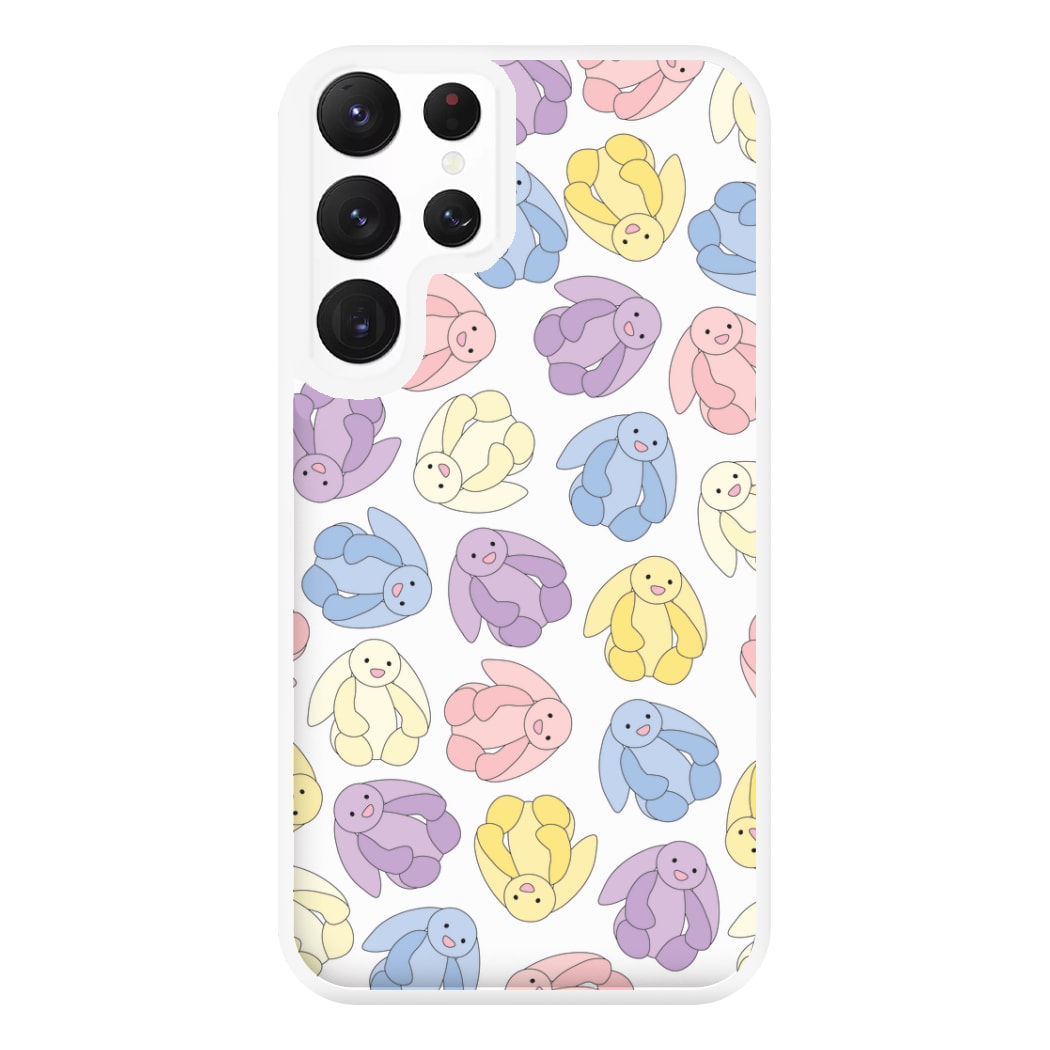 Pastel Bunnies Pattern Phone Case for Galaxy S22 Ultra