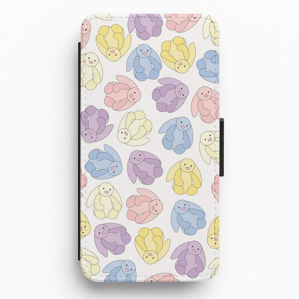 Pastel Bunnies Pattern Flip / Wallet Phone Case