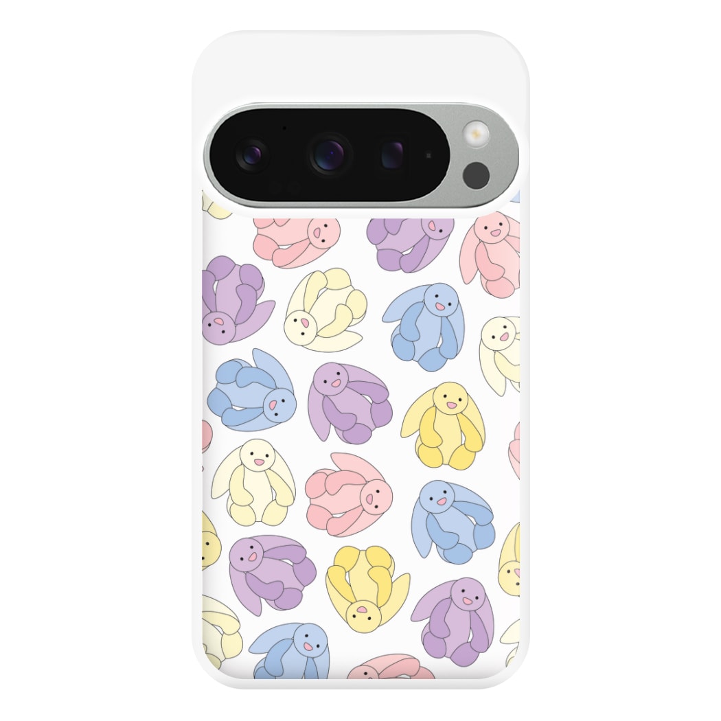 Pastel Bunnies Pattern Phone Case for Google Pixel 9 Pro XL