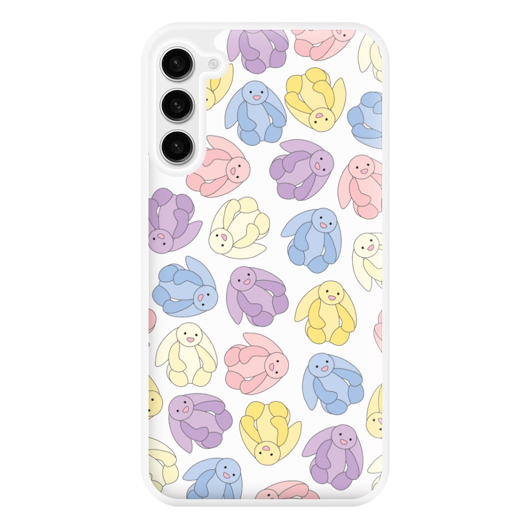 Pastel Bunnies Pattern Phone Case for Galaxy S23FE