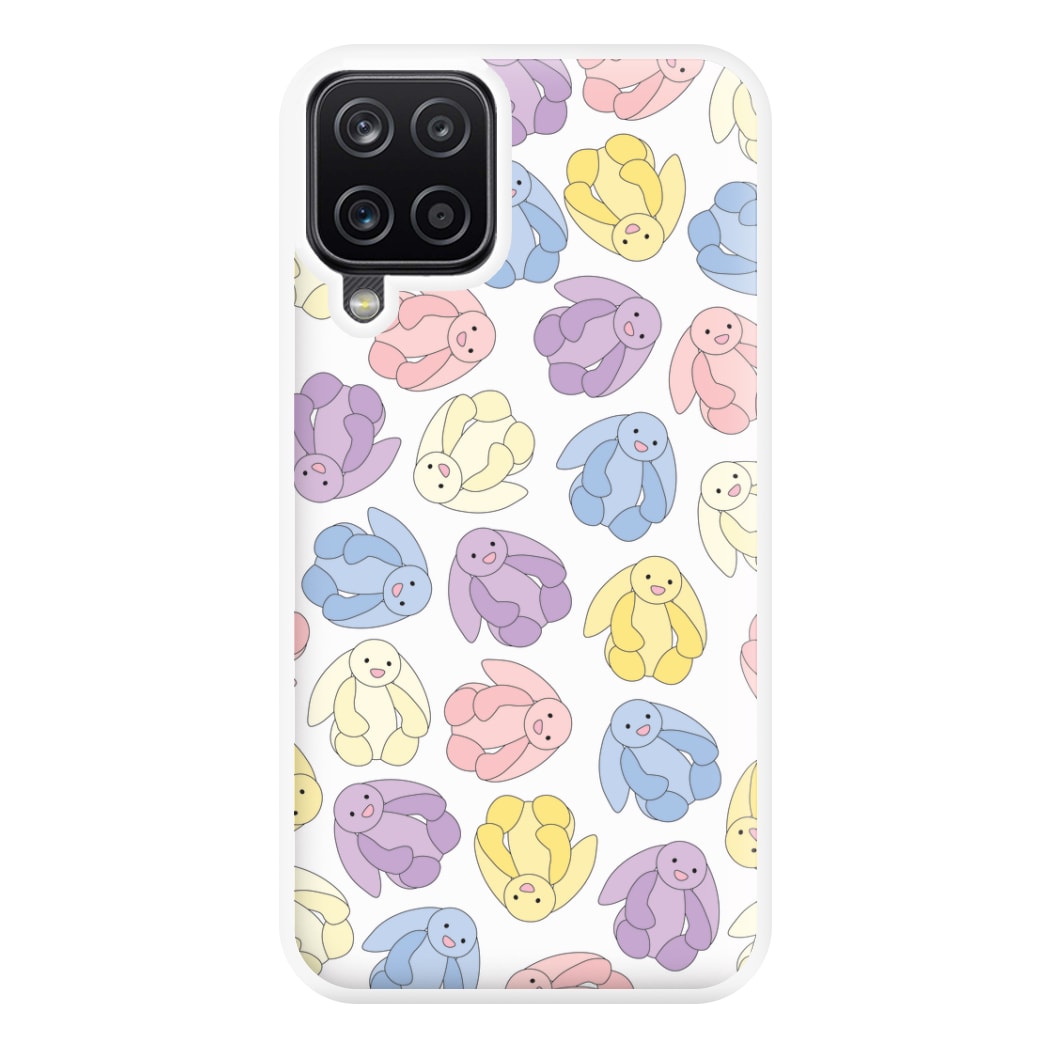 Pastel Bunnies Pattern Phone Case for Galaxy A12