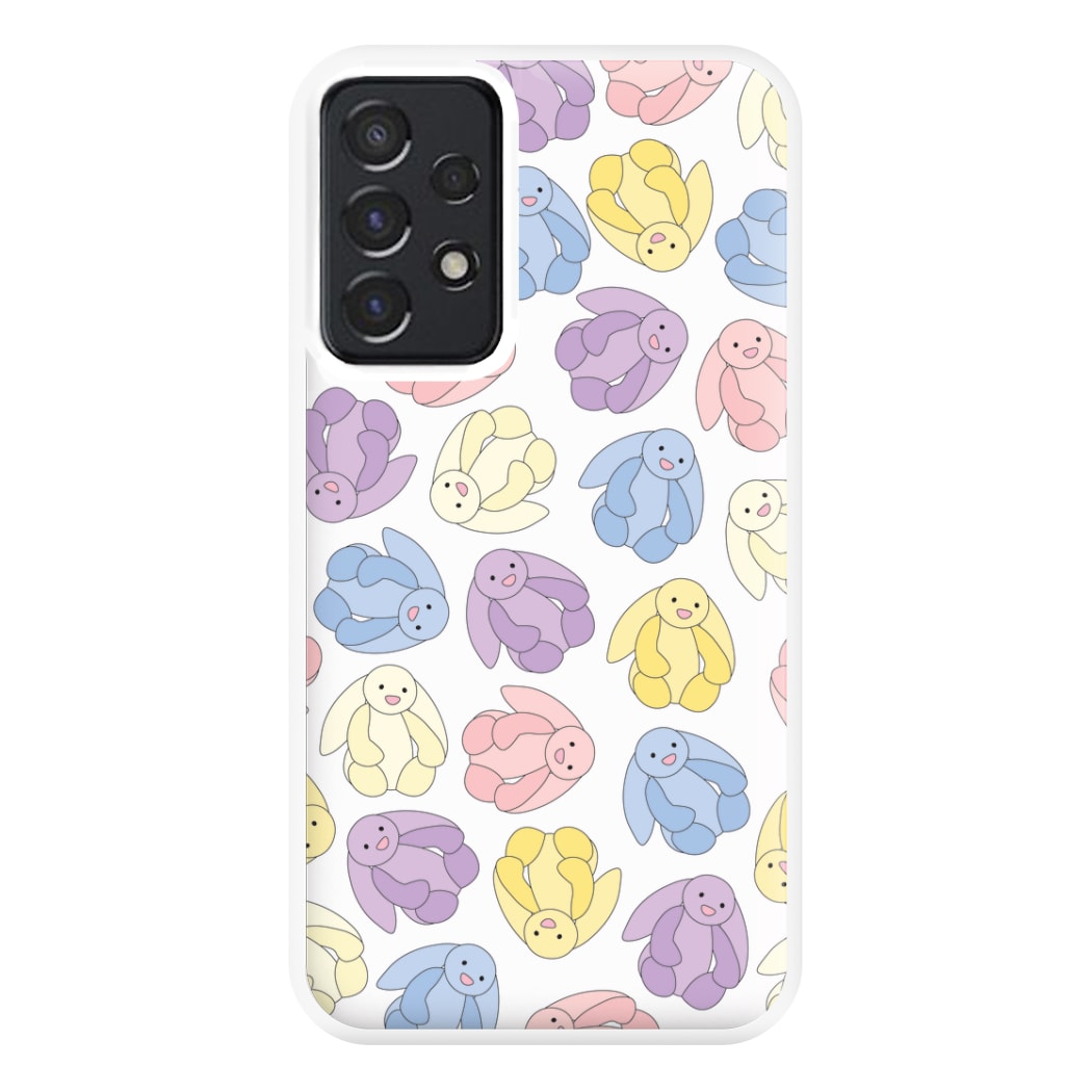 Pastel Bunnies Pattern Phone Case for Galaxy A52 / A52s
