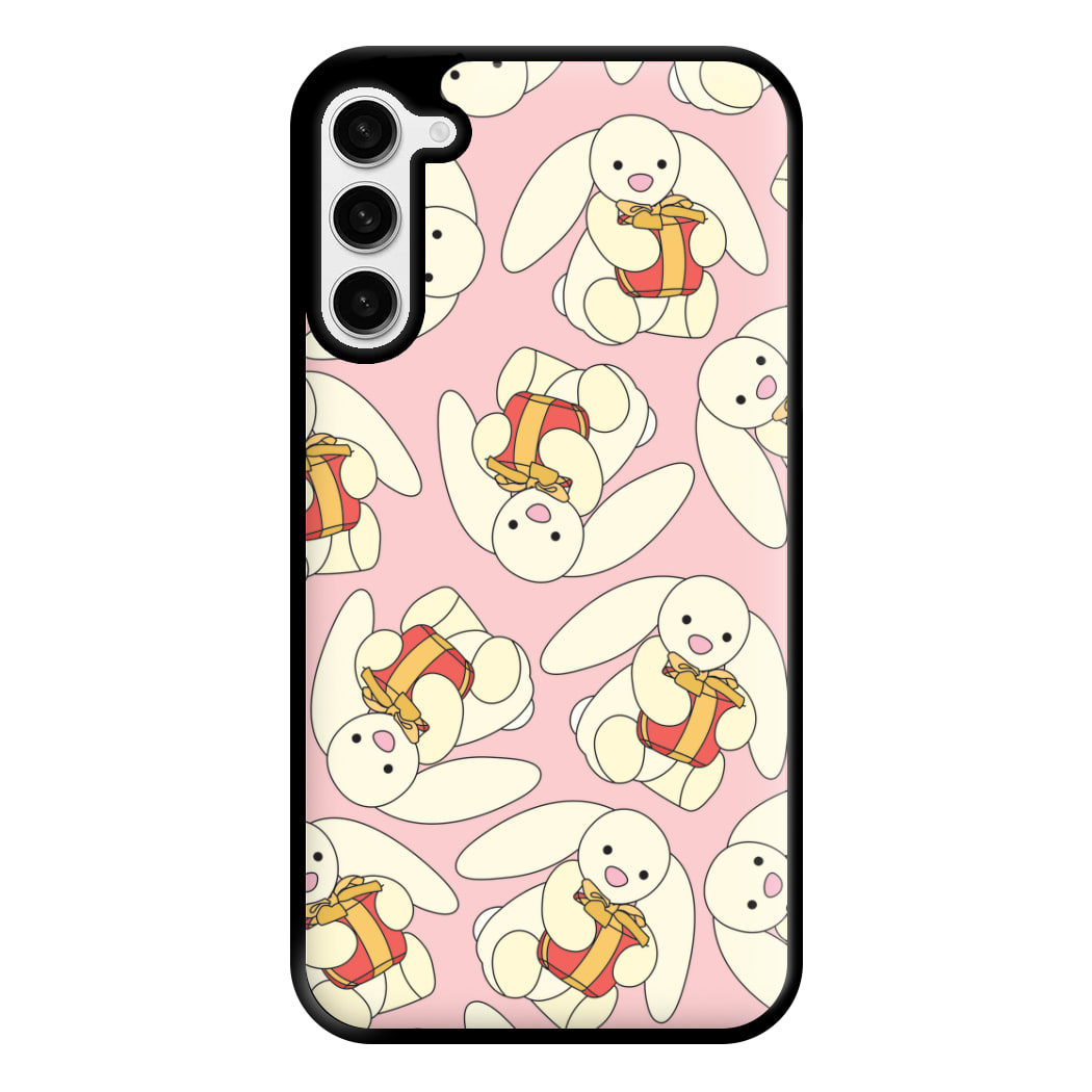 Bunny Present Pattern Phone Case for Galaxy S23 Plus