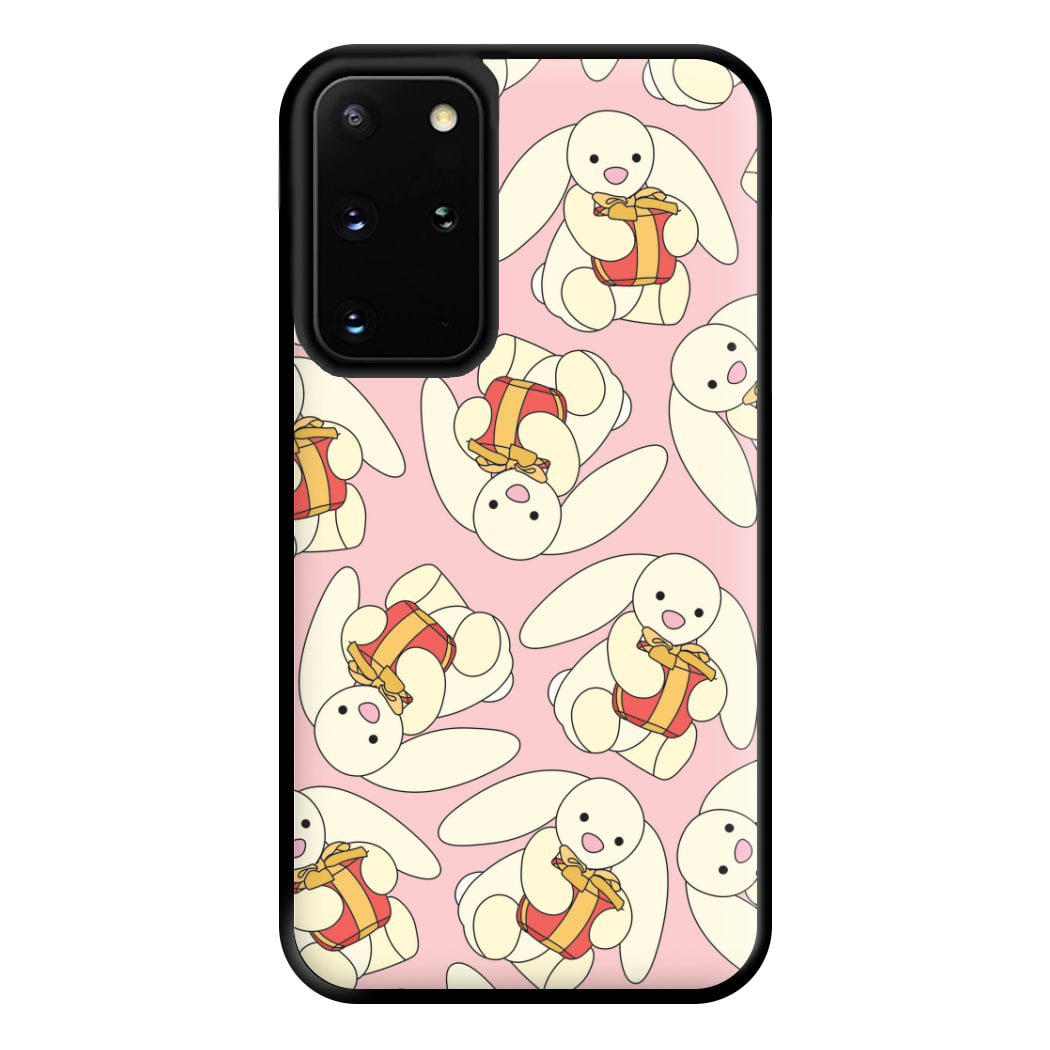 Bunny Present Pattern Phone Case for Galaxy S20 Plus