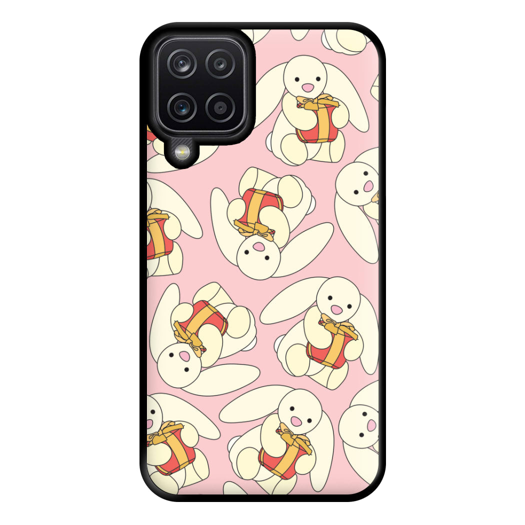 Bunny Present Pattern Phone Case for Galaxy A12