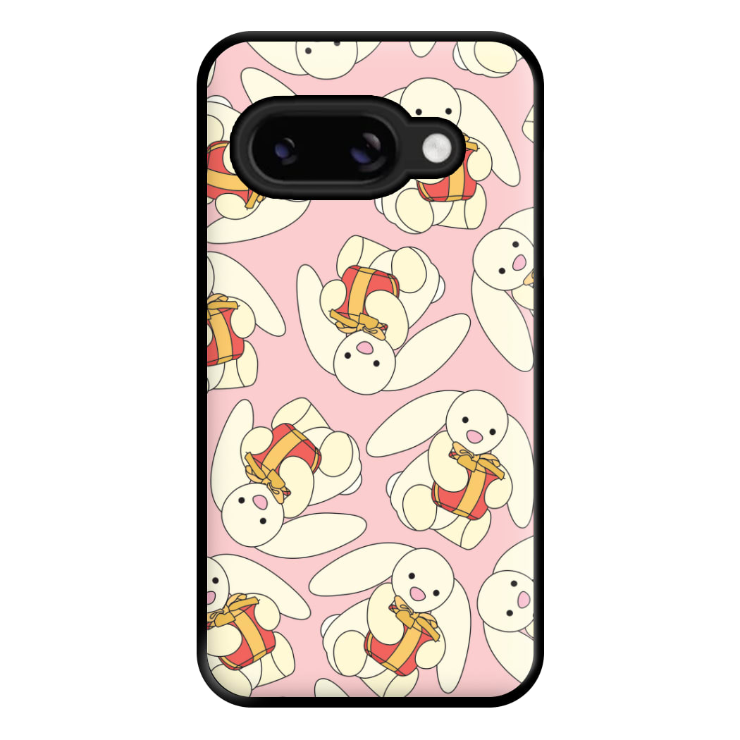 Bunny Present Pattern Phone Case for Google Pixel 8a