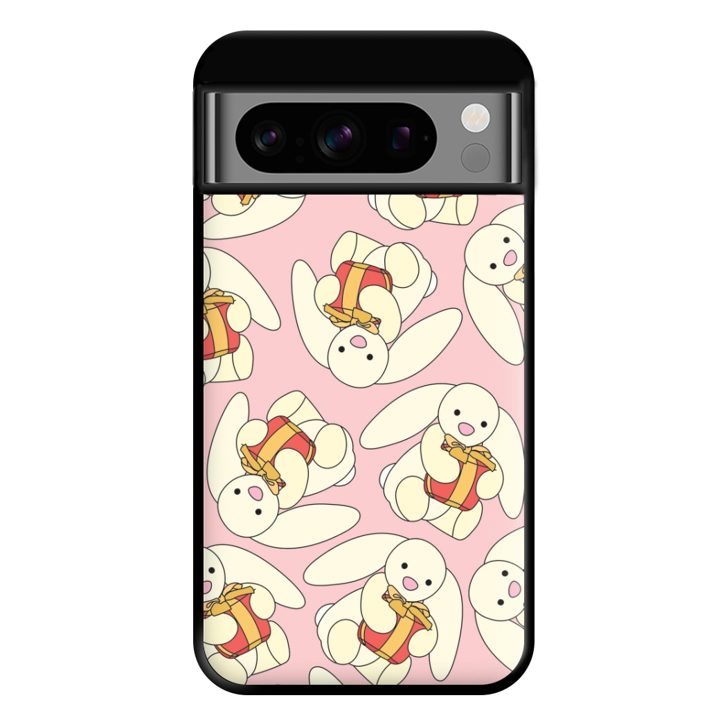 Bunny Present Pattern Phone Case for Google Pixel 8 Pro