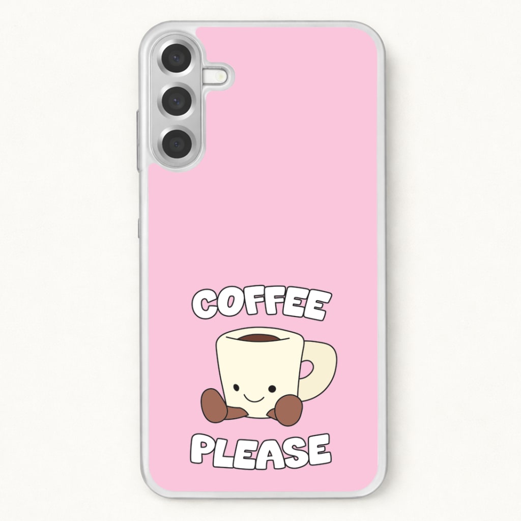 Coffee Please Mug Phone Case for Galaxy A17