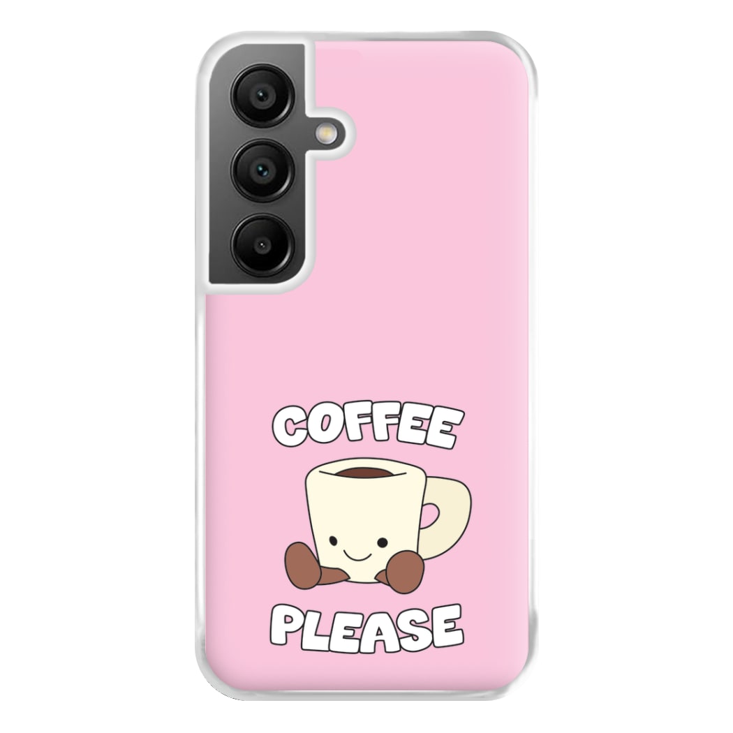 Coffee Please Mug Phone Case for Galaxy A56