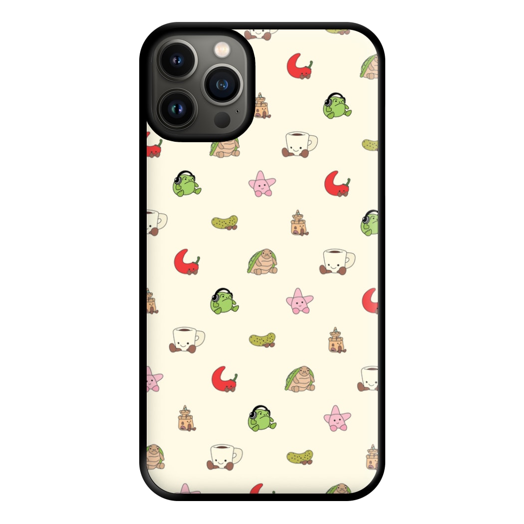 Plushies Pattern Phone Case for iPhone 13