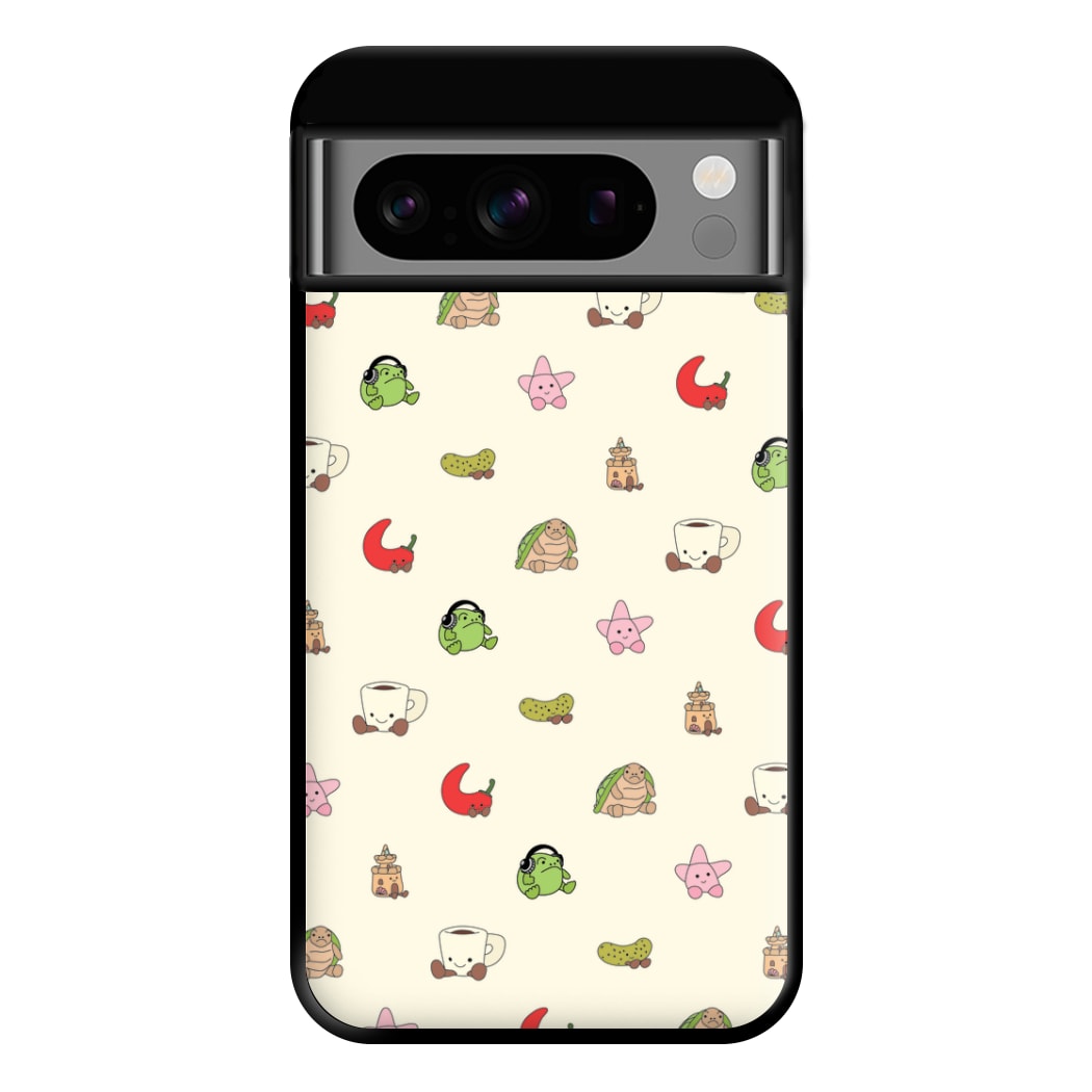 Plushies Pattern Phone Case for Google Pixel 8 Pro