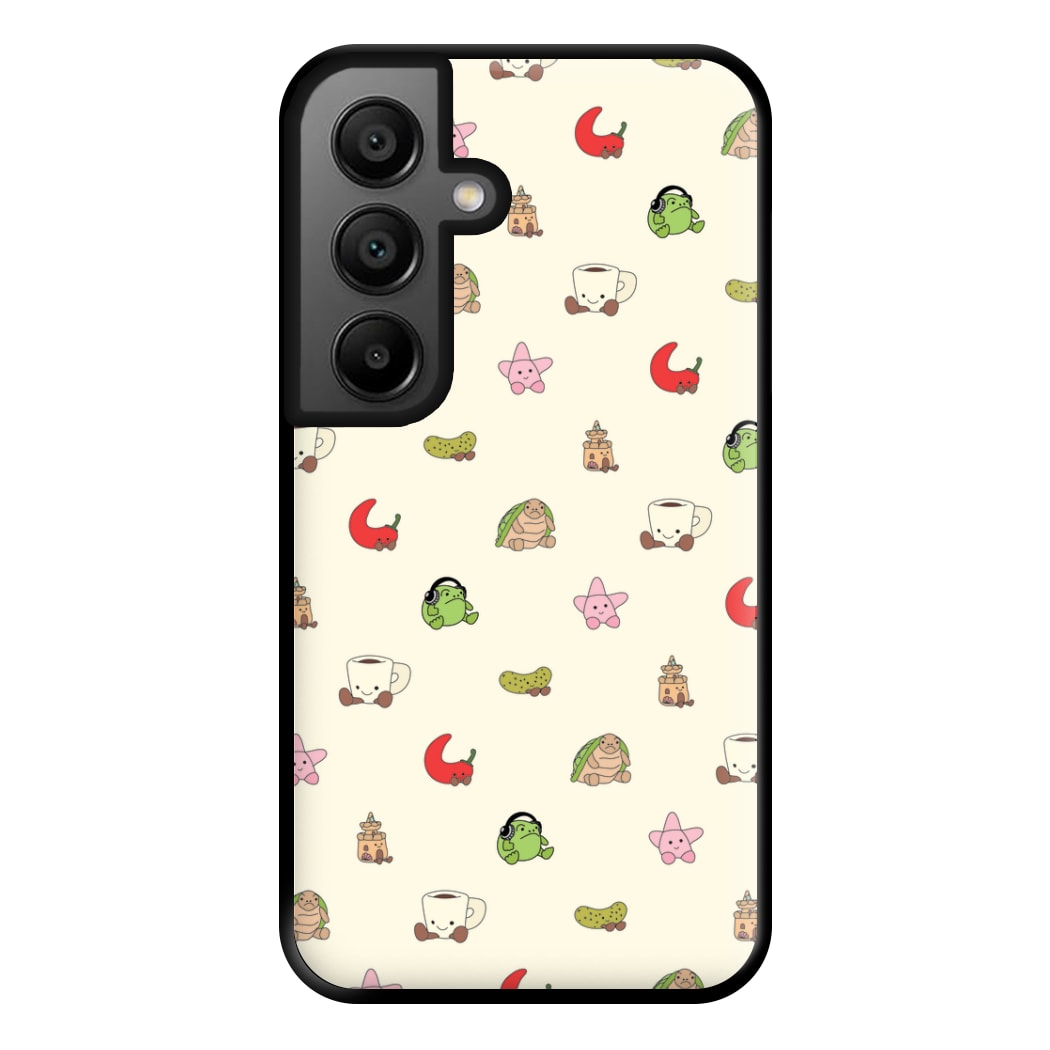 Plushies Pattern Phone Case for Galaxy A56