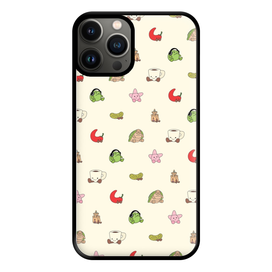 Plushies Pattern Phone Case for iPhone 11 Pro Max