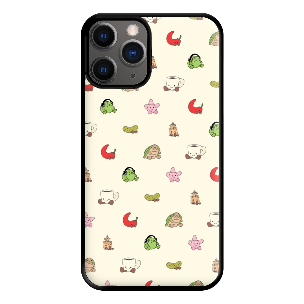 Plushies Pattern Phone Case for iPhone 12 Pro Max