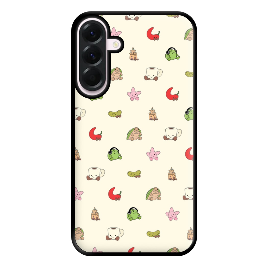 Plushies Pattern Phone Case for Galaxy A36