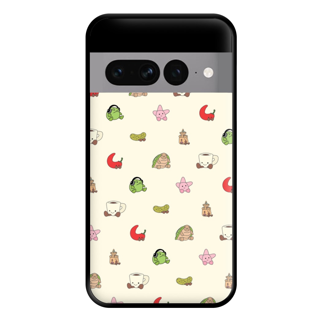 Plushies Pattern Phone Case for Google Pixel 7 Pro