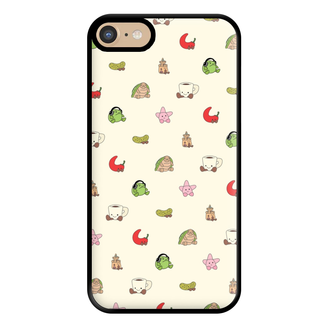 Plushies Pattern Phone Case for iPhone 6 / 7 / 8 / SE
