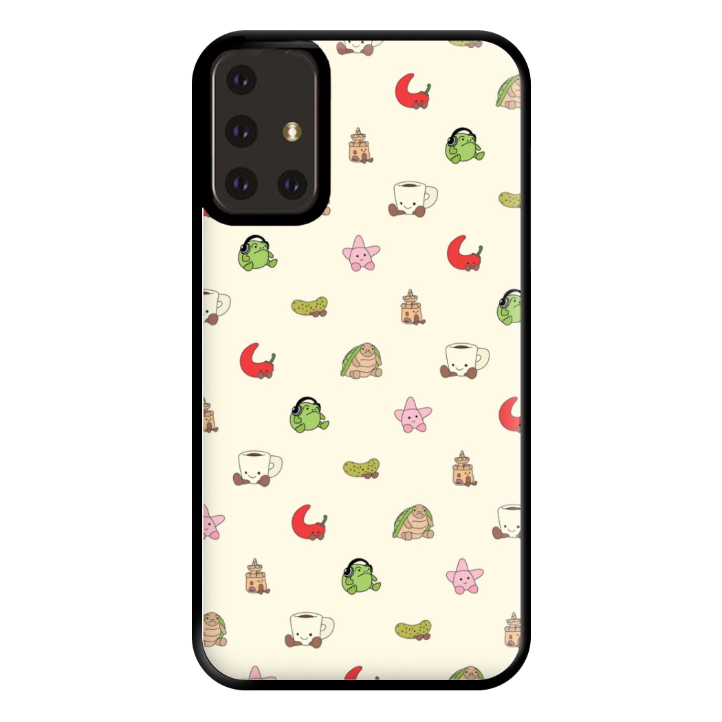 Plushies Pattern Phone Case for Galaxy A71