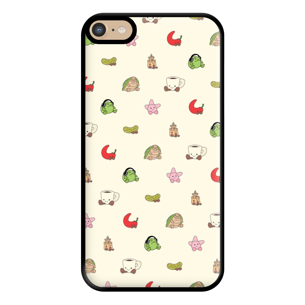 Plushies Pattern Phone Case for iPhone 6 Plus / 7 Plus / 8 Plus