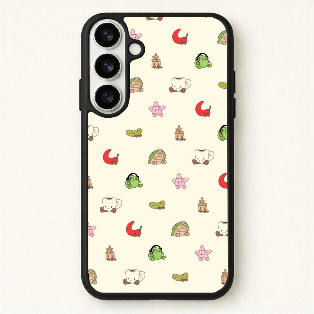 Plushies Pattern Phone Case for Galaxy S26 Plus
