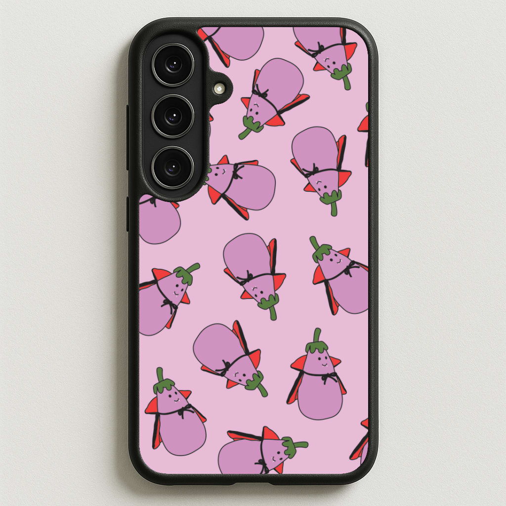Vampire Vegetable Pattern - Halloween Phone Case for Galaxy S25FE