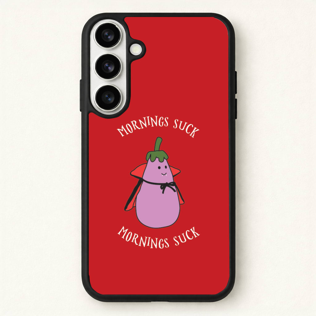 Mornings Suck Plush - Halloween Phone Case for Galaxy S26