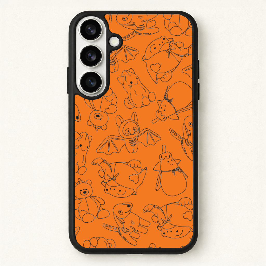 Halloween Plushies Pattern I - Halloween Phone Case for Galaxy S26