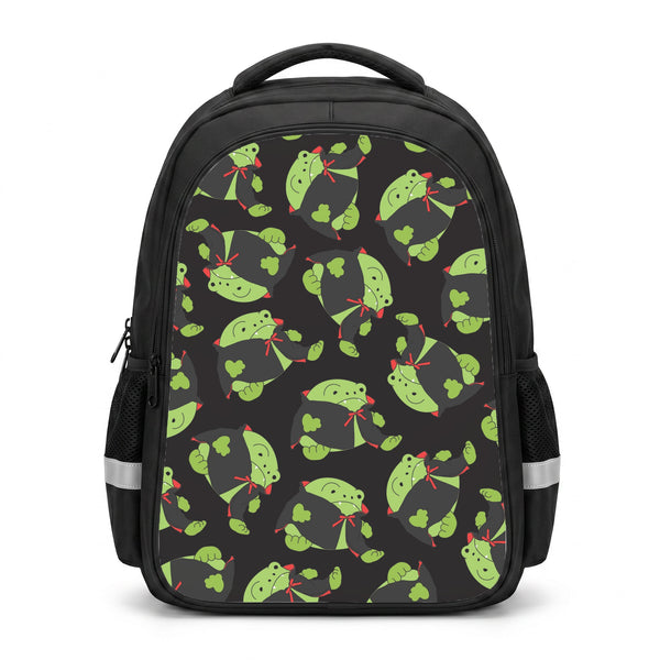 Vampire Frog Pattern - Halloween Backpack