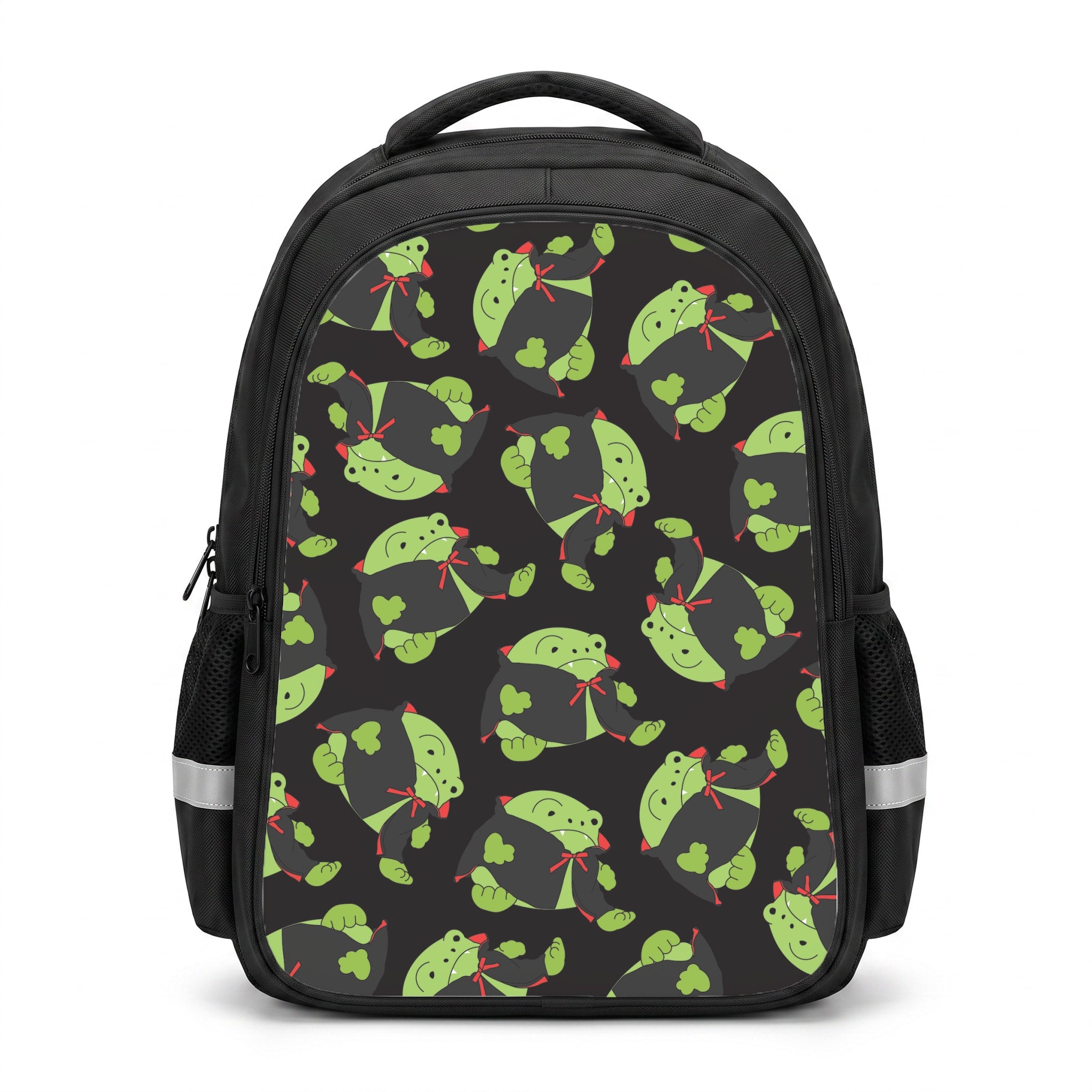 Vampire Frog Pattern - Halloween Backpack