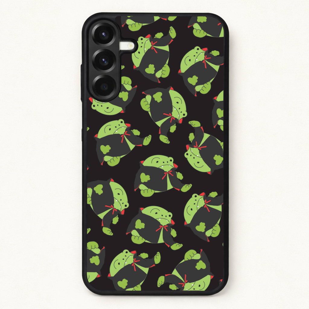 Vampire Frog Pattern - Halloween Phone Case for Galaxy A57