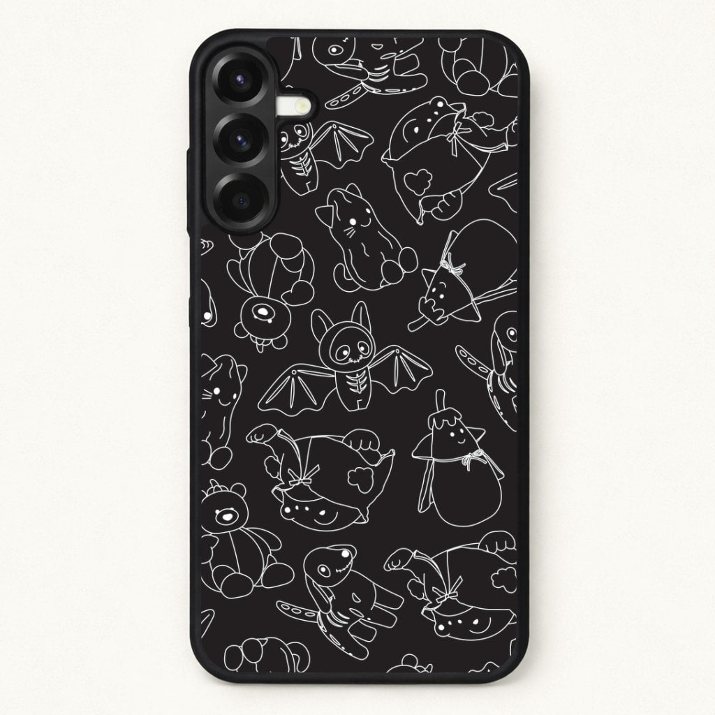 Halloween Plushies Pattern II - Halloween Phone Case for Galaxy A57