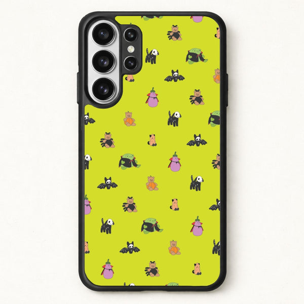 Halloween Plushies Pattern III - Halloween Phone Case for Galaxy S26 Ultra