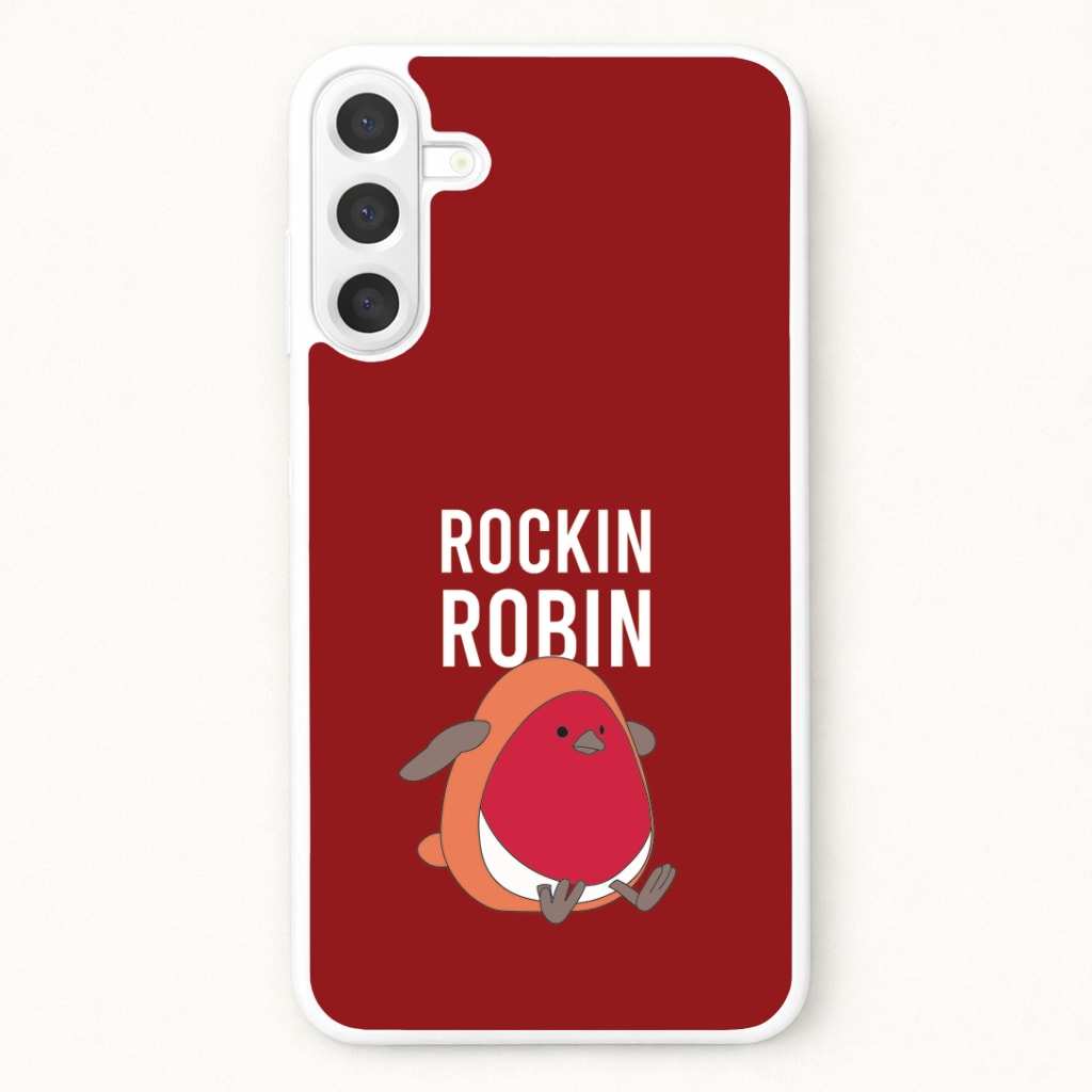 Rockin Robin Plush Phone Case for Galaxy A37