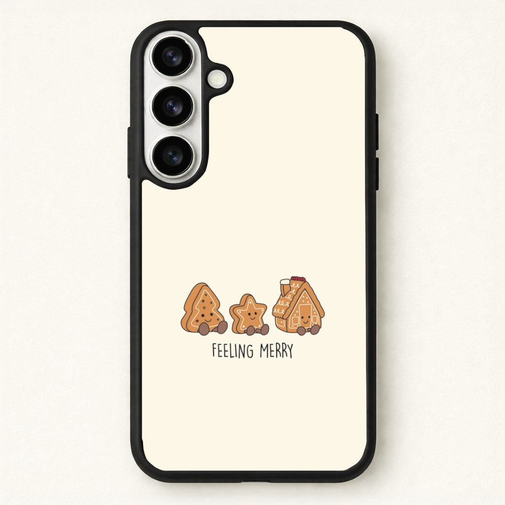 Gingerbread Plushies Quote Phone Case for Galaxy S26