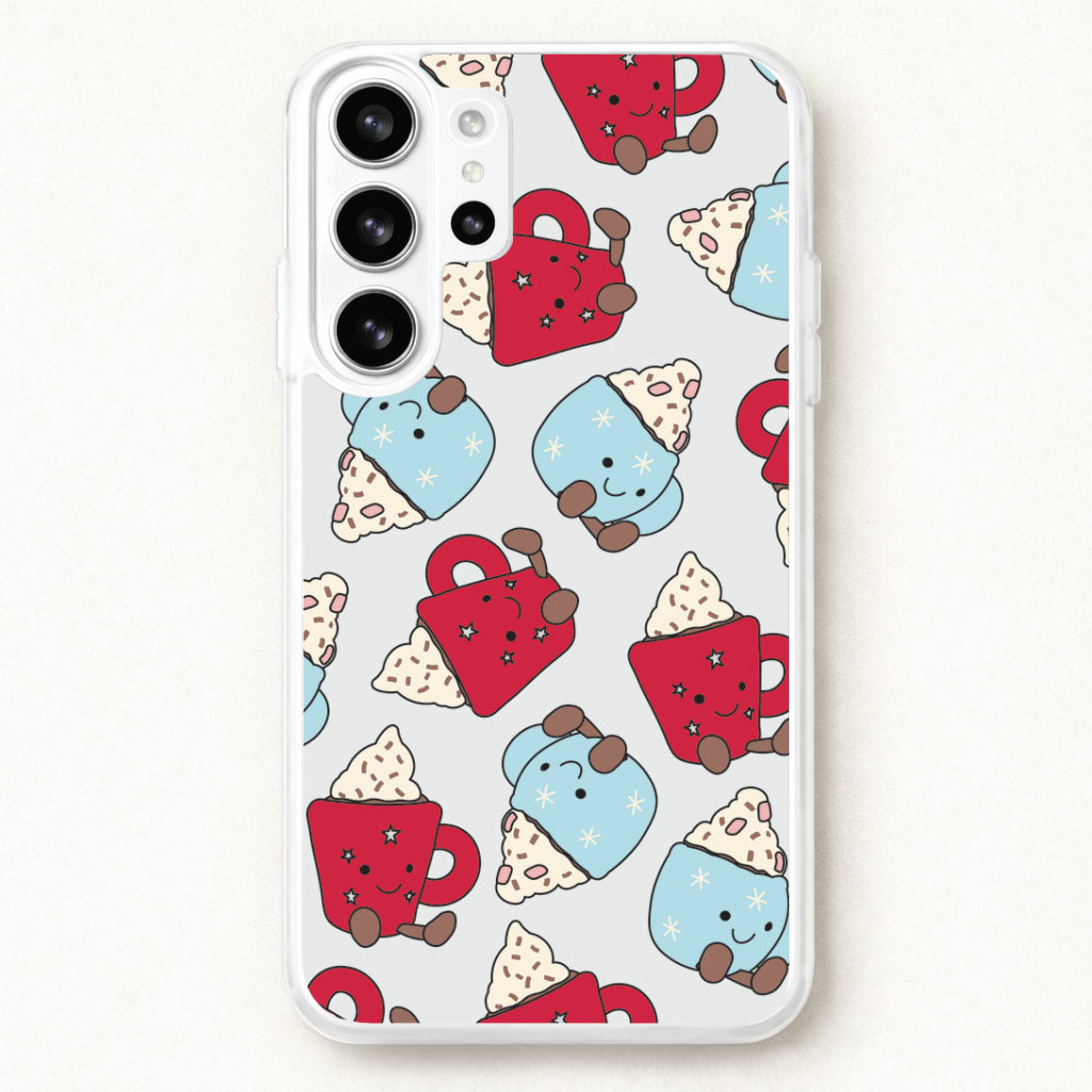 Christmas Drinks Plushies Pattern Phone Case for Galaxy S26 Ultra