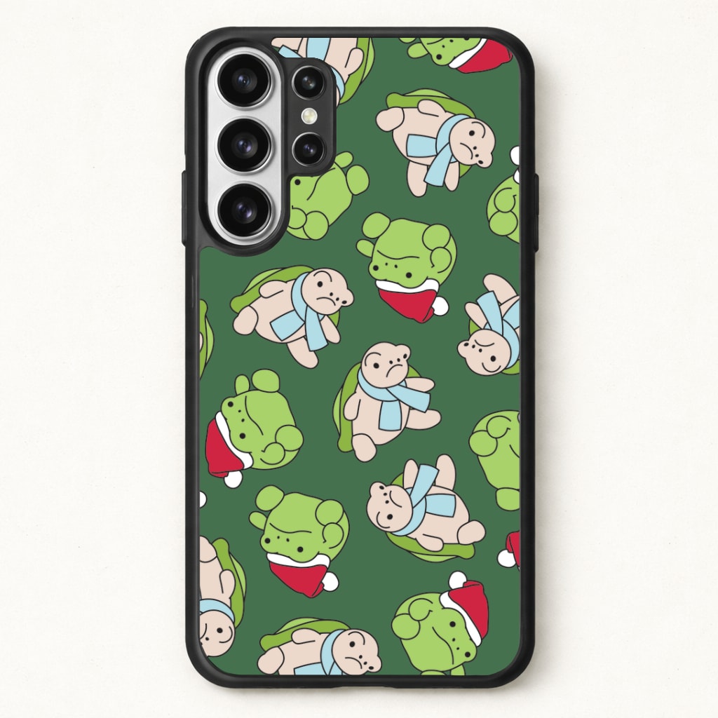 Grumpy Christmas Plushies Pattern Phone Case for Galaxy S26 Ultra