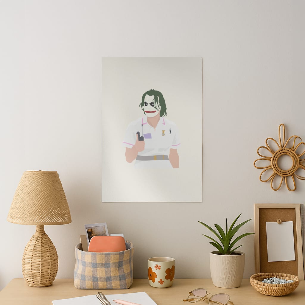 Nurse Joker Art Print