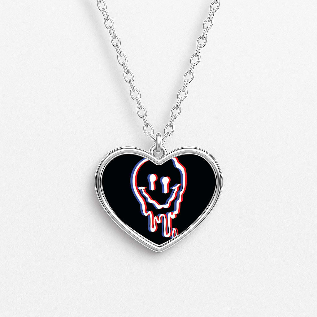 Red Smiley - Juice Heart Necklace