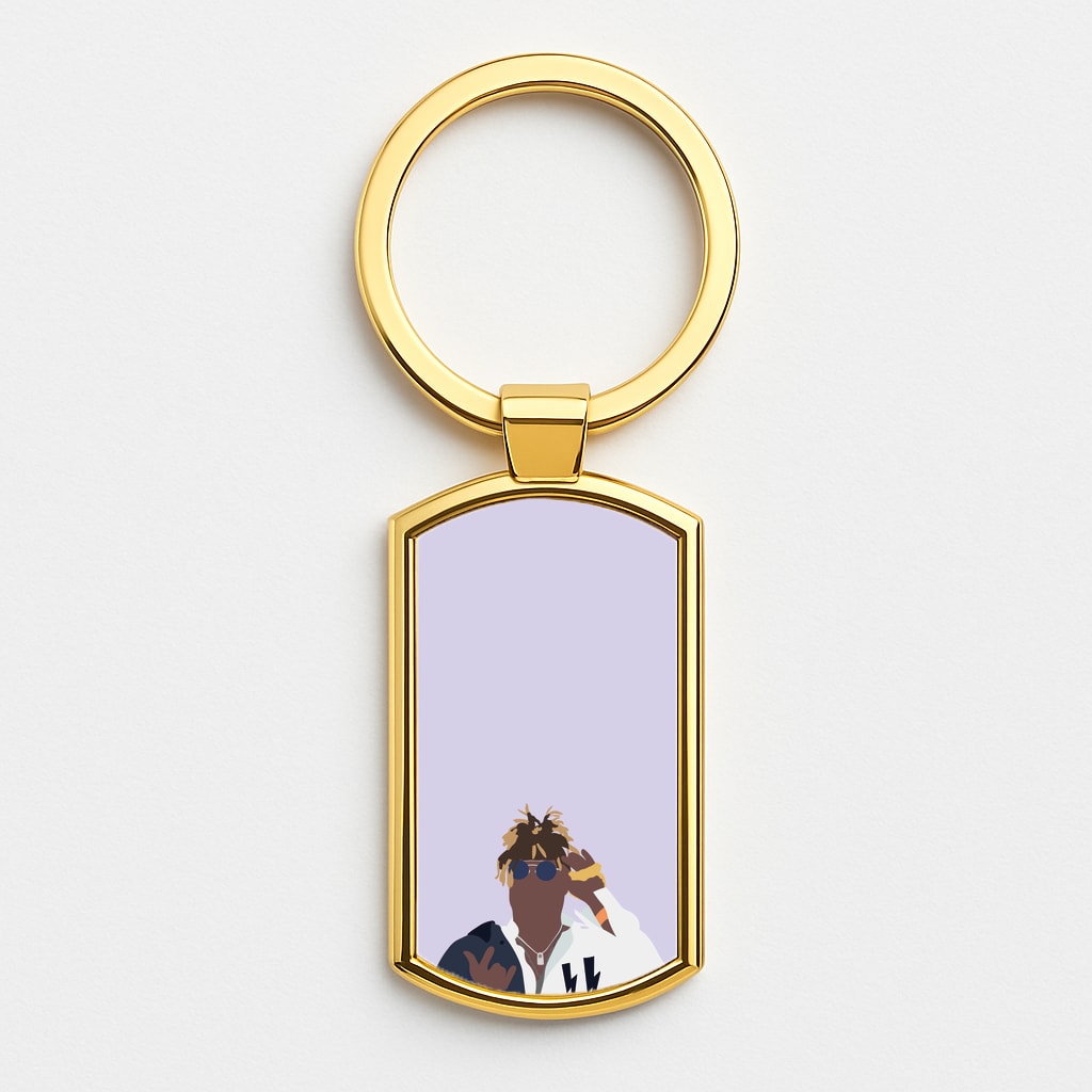 Swag - Juice WRLD Gold Keyring