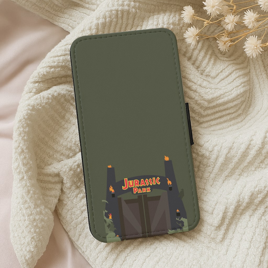 The gate - Dinosaur Park Wallet Phone Case
