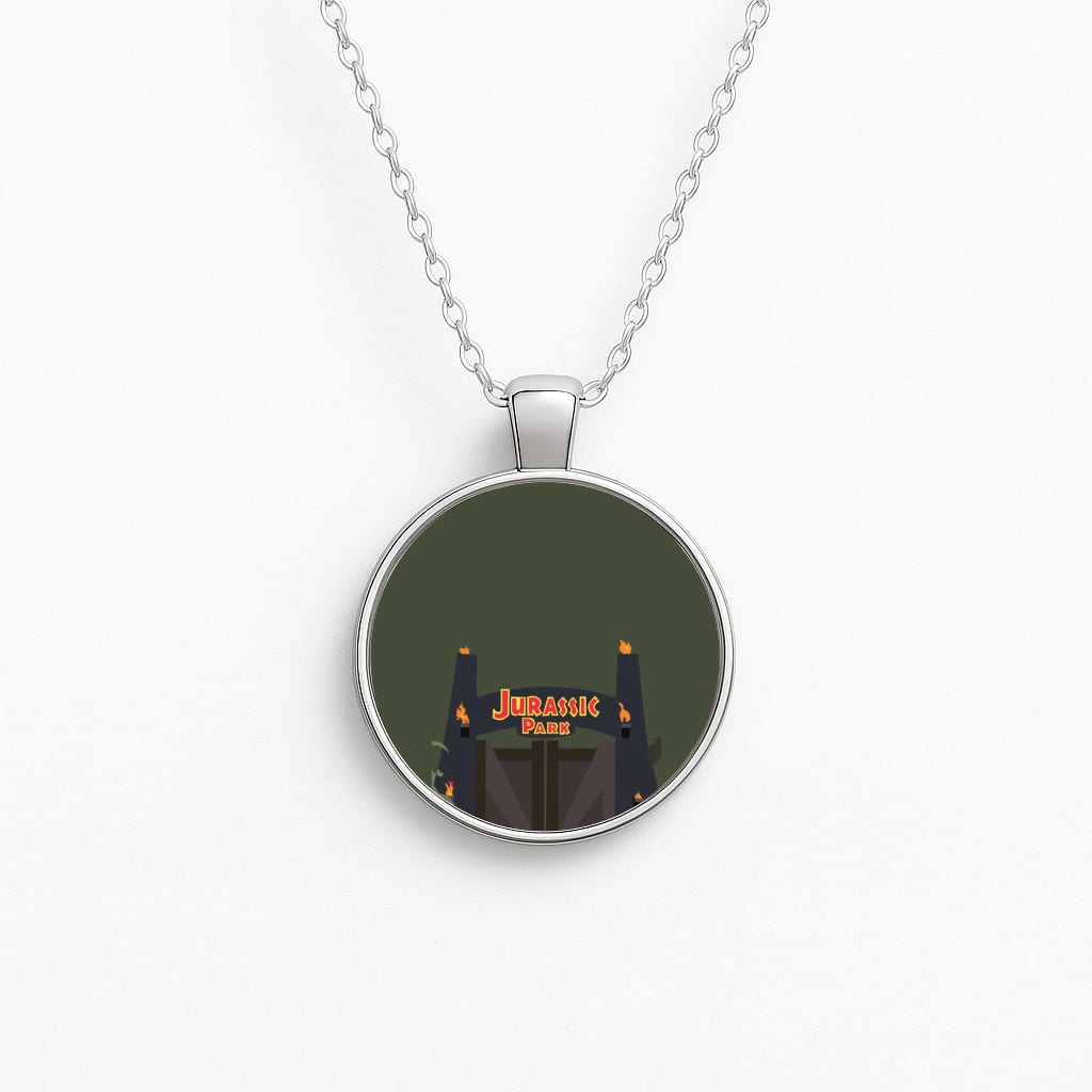 The gate - Dinosaur Park Necklace
