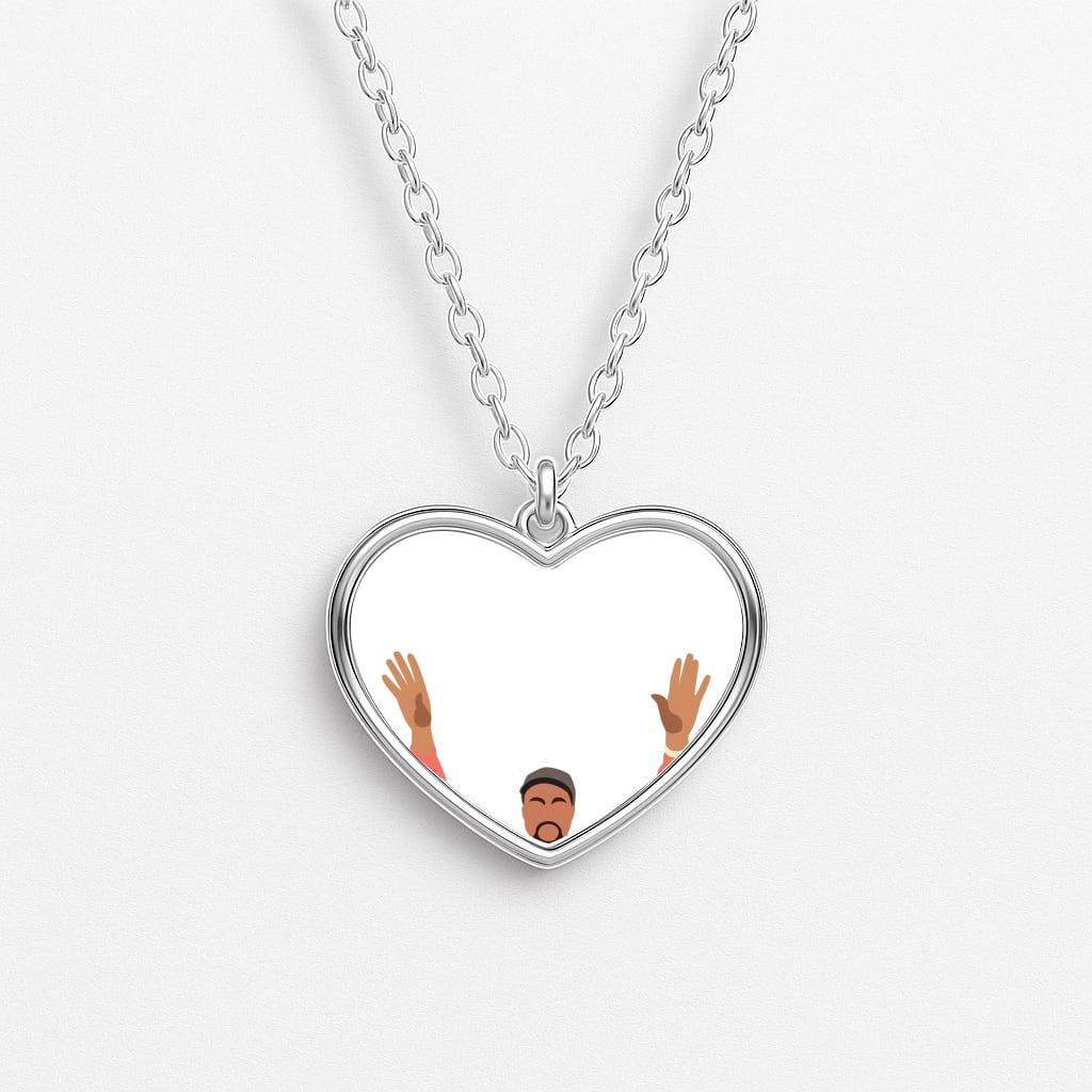 Kayne Cartoon Heart Necklace