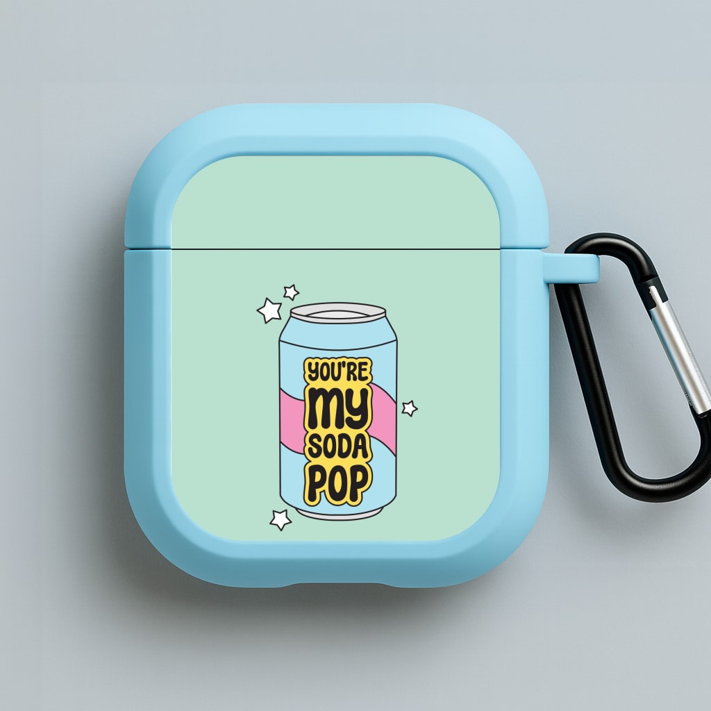 My Soda Can Blue AirPods Case