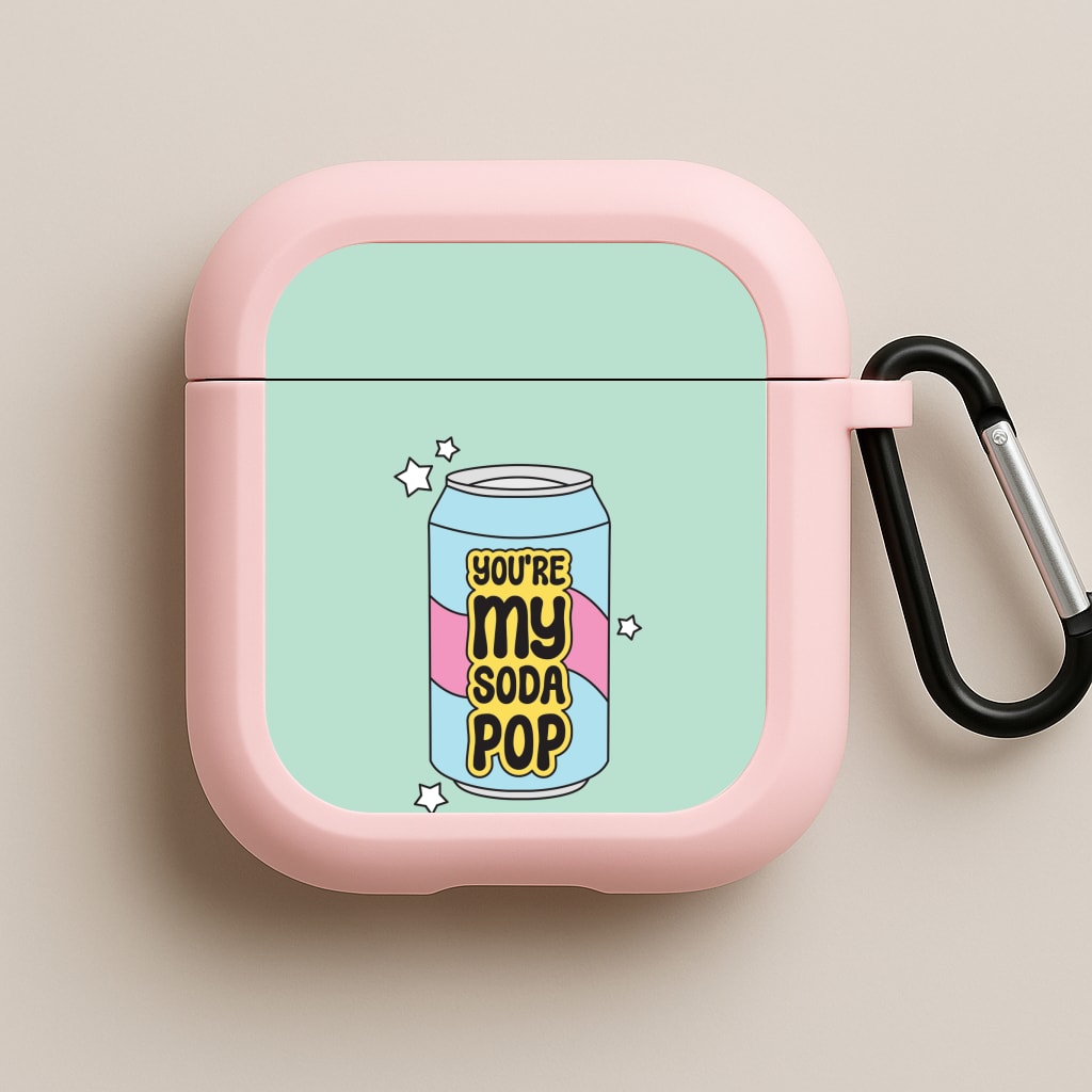 My Soda Can Pink AirPods Case