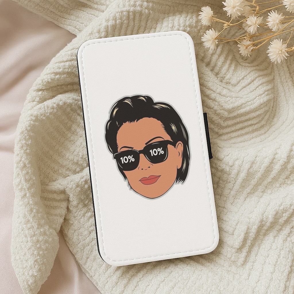 Kristen Mary Jenner Flip Wallet Phone Case