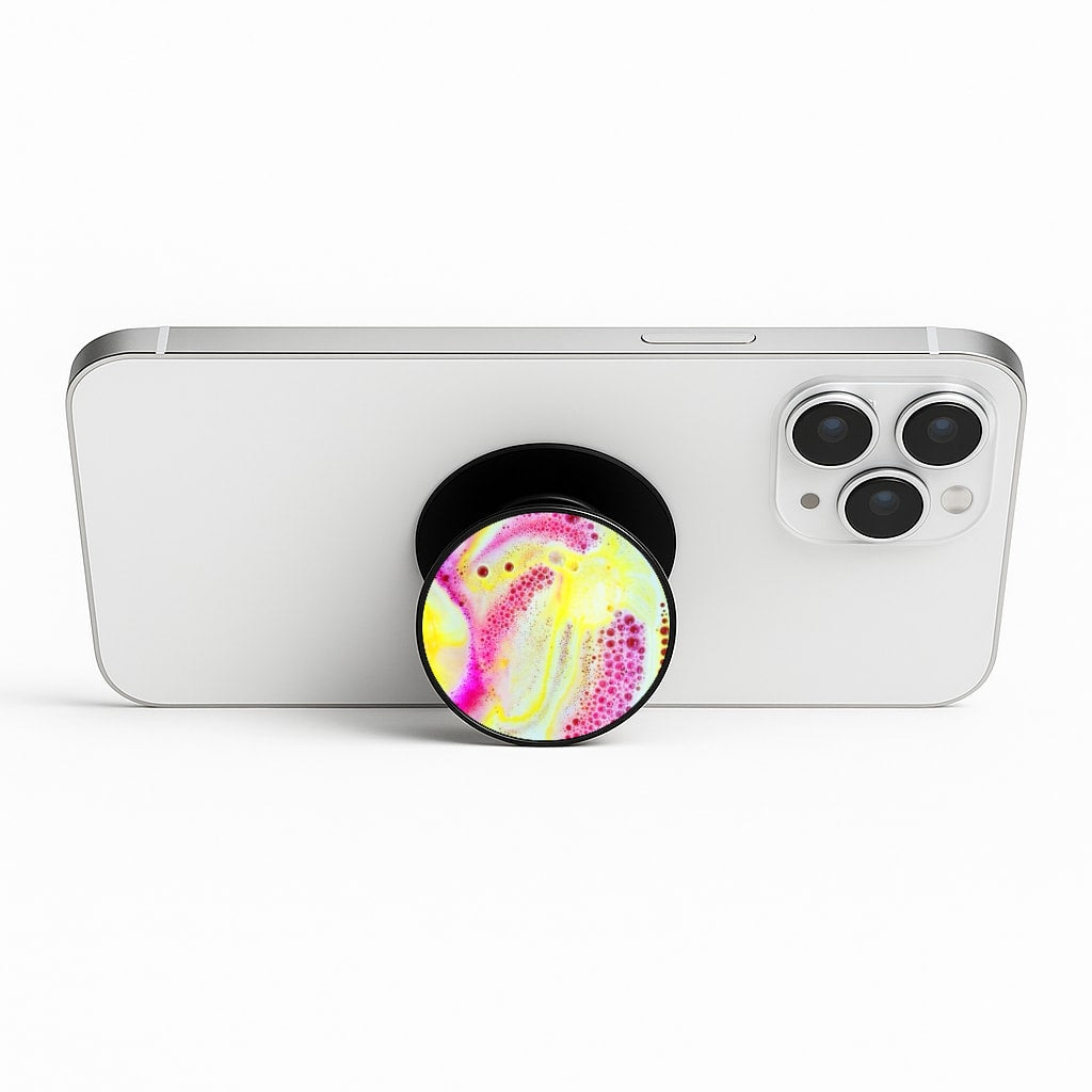 Super Colourful Bath Bomb Pattern Phone Stand