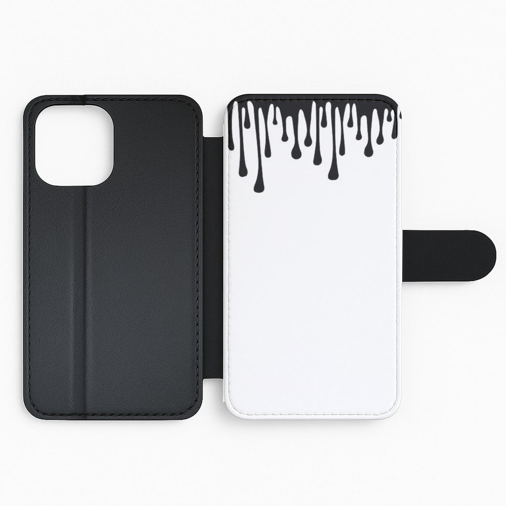 Kylie Jenner - Black Dripping Cosmetics Flip Phone Case