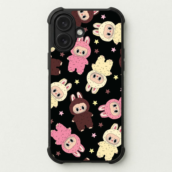 Cute Monsters And Stars Pattern Phone Case — Bumper case